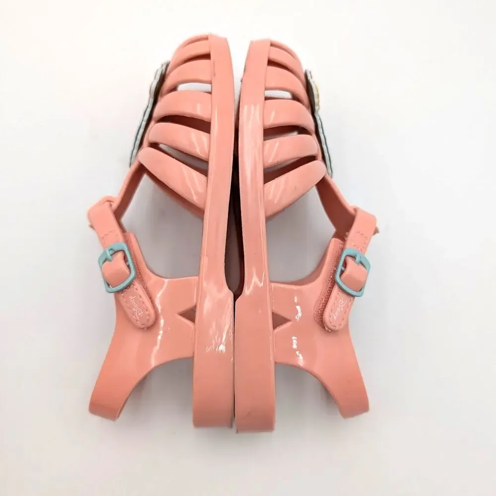 Harper Canyon Moana Disney Jelly Sandals Closed Toe Kids' Orange Size US10M